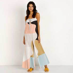 Mara Hoffman Multicolor Strapless Jumpsuit